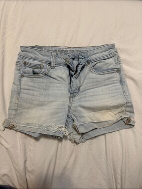 American Eagle Outfitters Light Wash Denim Cutoff Shorts